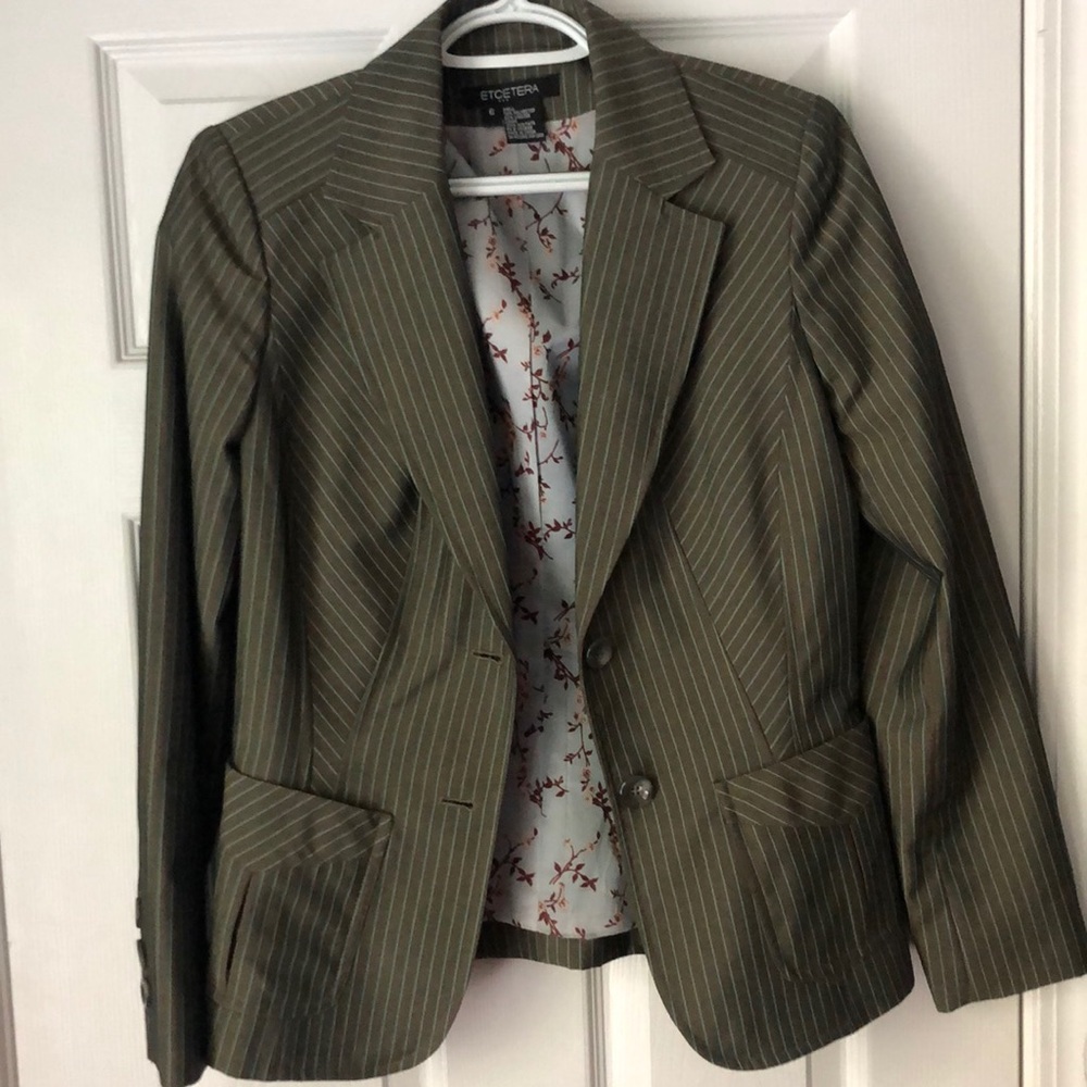 Etc lined suit jacket